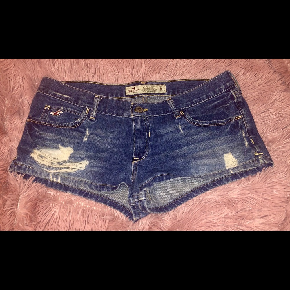 Hollister jean shorts
